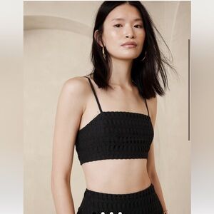 Banana Republic Vina Italian Lace Crop Top Sz 6